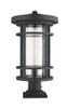 Z-LITE 570PHXL-533PM-BK 1 Light Outdoor Pier Mounted Fixture