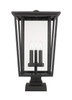 Z-LITE 571PHXLS-SQPM-ORB 3 Light Outdoor Pier Mounted Fixture