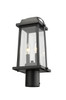 Z-LITE 574PHMR-BK 2 Light Outdoor Post Mount Fixture
