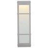 ACCESS LIGHTING 20040LEDDMG-SAT/RFR Metropolis (l) LED Outdoor Wall Fixture