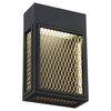 ACCESS LIGHTING 20062LEDDMG-BL/GLD Metro Marine Grade Outdoor Dimmable Wall Sconce