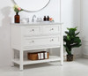 Elegant Decor VF27036WH 36 in. single bathroom vanity set in White Elegant Decor VF27036WH 36 in. single bathroom vanity set in White