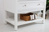 Elegant Decor VF27036WH 36 in. single bathroom vanity set in White