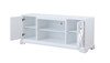 Elegant Decor MF801WH 60 in. mirrored TV stand in white