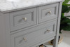 Elegant Decor VF27030GR 30 in. single bathroom vanity set in Grey