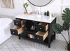 Elegant Decor VF27048BK 48 in. single bathroom vanity set in Black