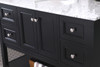 Elegant Decor VF27048BK 48 in. single bathroom vanity set in Black