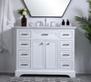 Elegant Decor VF15042WH 42 in. Single Bathroom Vanity set in white Elegant Decor VF15042WH 42 in. Single Bathroom Vanity set in white