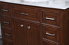 Elegant Decor VF15042TK 42 in. Single Bathroom Vanity set in teak