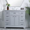 Elegant Decor VF15042GR 42 in. Single Bathroom Vanity set in light grey Elegant Decor VF15042GR 42 in. Single Bathroom Vanity set in light grey