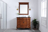 Elegant Decor VF38842TK 42 in. Single Bathroom Vanity set in teak