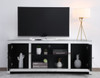 Elegant Decor MF9904 59 in. crystal mirrored TV stand