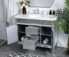 Elegant Decor VF11042SL 42 in. Single Bathroom Vanity set in  antique silver
