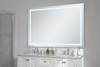 Elegant Decor MRE14260 Helios 42in x 60in Hardwired LED mirror with touch sensor and color changing temperature 3000K/4200K/6400K