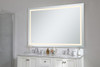 Elegant Decor MRE14260 Helios 42in x 60in Hardwired LED mirror with touch sensor and color changing temperature 3000K/4200K/6400K