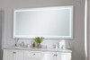 Elegant Decor MRE13672 Helios 36in x 72in Hardwired LED mirror with touch sensor and color changing temperature 3000K/4200K/6400K