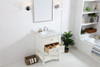 Elegant Decor VF27024WH 24 in. single bathroom vanity set in White