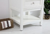 Elegant Decor VF27024WH 24 in. single bathroom vanity set in White