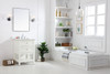 Elegant Decor VF27024WH 24 in. single bathroom vanity set in White