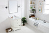 Elegant Decor VF27024WH 24 in. single bathroom vanity set in White