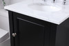 Elegant Decor VF27019BK 19 in. single bathroom vanity set in Black