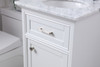 Elegant Decor VF15019WH 19 in. Single Bathroom Vanity set in white
