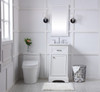 Elegant Decor VF15019WH 19 in. Single Bathroom Vanity set in white