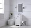 Elegant Decor VF15019WH 19 in. Single Bathroom Vanity set in white