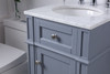 Elegant Decor VF12518GR 18 in. Single Bathroom Vanity set in grey