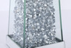 Elegant Decor MR9239 Sparkle 4.7 in. Contemporary Silver Crystal Candleholder