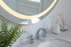Elegant Decor MRE24242 Helios 42 inch Hardwired LED mirror with touch sensor and color changing temperature 3000K/4200K/6400K