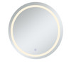 Elegant Decor MRE24242 Helios 42 inch Hardwired LED mirror with touch sensor and color changing temperature 3000K/4200K/6400K