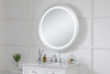 Elegant Decor MRE23636 Helios 36 inch Hardwired LED mirror with touch sensor and color changing temperature 3000K/4200K/6400K