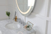 Elegant Decor MRE23636 Helios 36 inch Hardwired LED mirror with touch sensor and color changing temperature 3000K/4200K/6400K
