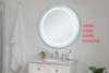 Elegant Decor MRE23232 Helios 32 inch Hardwired LED mirror with touch sensor and color changing temperature 3000K/4200K/6400K Elegant Decor MRE23232 Helios 32 inch Hardwired LED mirror with touch sensor and color changing temperature 3000K/4200K/6400K