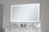 Elegant Decor MRE13660 Helios 18in x 36in Hardwired LED mirror with touch sensor and color changing temperature 3000K/4200K/6400K