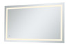 Elegant Decor MRE13660 Helios 18in x 36in Hardwired LED mirror with touch sensor and color changing temperature 3000K/4200K/6400K