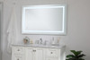 Elegant Decor MRE13048 Helios 30in x 48in Hardwired LED mirror with touch sensor and color changing temperature 3000K/4200K/6400K