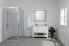 Elegant Decor MRE13636 Helios 36in x 36in Hardwired LED mirror with touch sensor and color changing temperature 3000K/4200K/6400K