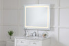 Elegant Decor MRE13036 Helios 30in x 36in Hardwired LED mirror with touch sensor and color changing temperature 3000K/4200K/6400K