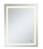 Elegant Decor MRE13040 Helios 30in x 40in Hardwired LED mirror with touch sensor and color changing temperature 3000K/4200K/6400K