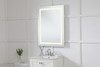 Elegant Decor MRE12736 Helios 27in x 36in Hardwired LED mirror with touch sensor and color changing temperature 3000K/4200K/6400K