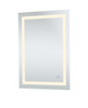 Elegant Decor MRE12736 Helios 27in x 36in Hardwired LED mirror with touch sensor and color changing temperature 3000K/4200K/6400K Elegant Decor MRE12736 Helios 27in x 36in Hardwired LED mirror with touch sensor and color changing temperature 3000K/4200K/6400K