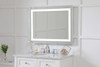 Elegant Decor MRE12736 Helios 27in x 36in Hardwired LED mirror with touch sensor and color changing temperature 3000K/4200K/6400K