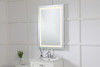 Elegant Decor MRE12740 Helios 27in x 40in Hardwired LED mirror with touch sensor and color changing temperature 3000K/4200K/6400K