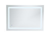 Elegant Decor MRE12740 Helios 27in x 40in Hardwired LED mirror with touch sensor and color changing temperature 3000K/4200K/6400K