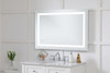 Elegant Decor MRE12740 Helios 27in x 40in Hardwired LED mirror with touch sensor and color changing temperature 3000K/4200K/6400K