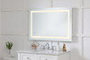 Elegant Decor MRE12740 Helios 27in x 40in Hardwired LED mirror with touch sensor and color changing temperature 3000K/4200K/6400K