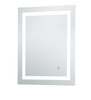 Elegant Decor MRE12430 Helios 24in x 30in Hardwired LED mirror with touch sensor and color changing temperature 3000K/4200K/6400K