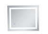 Elegant Decor MRE12430 Helios 24in x 30in Hardwired LED mirror with touch sensor and color changing temperature 3000K/4200K/6400K